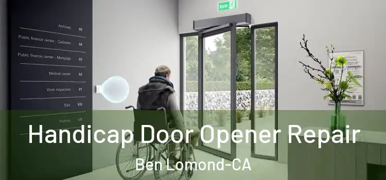  Handicap Door Opener Repair Ben Lomond-CA